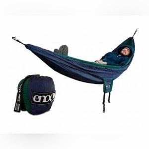 Eno Hammock Navy/Forest Green